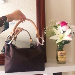 Sequoia Paris mini brown bucket bag